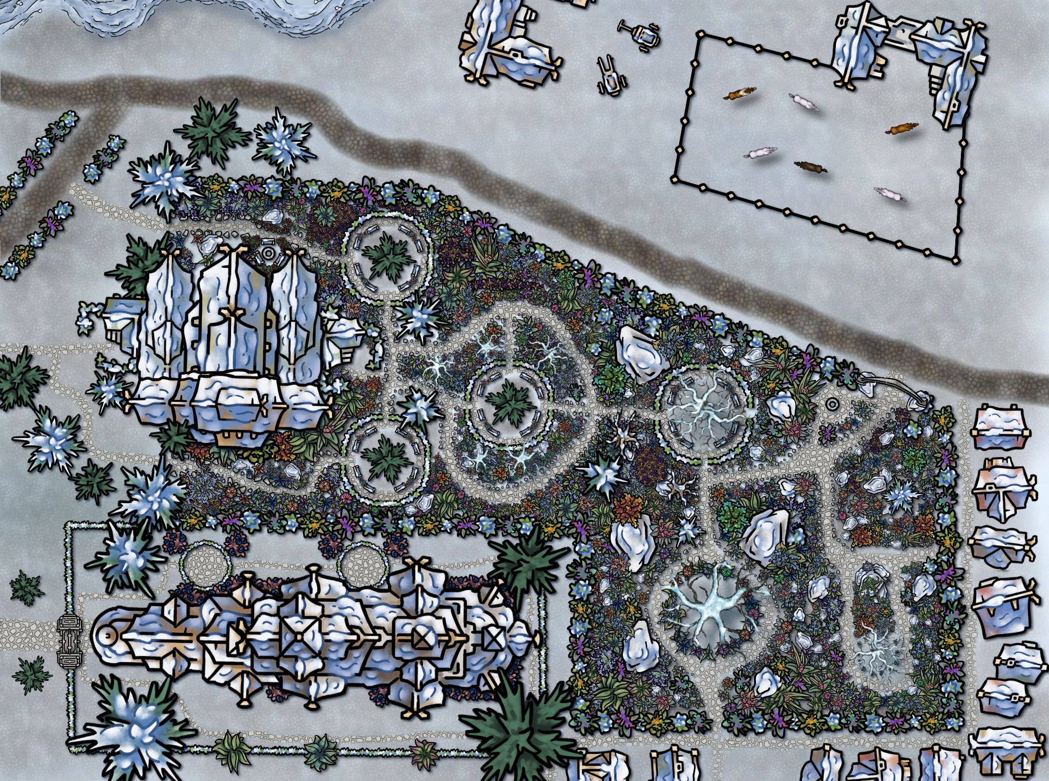 Library Garden - complete for garden friends! | Inkarnate - Create ...