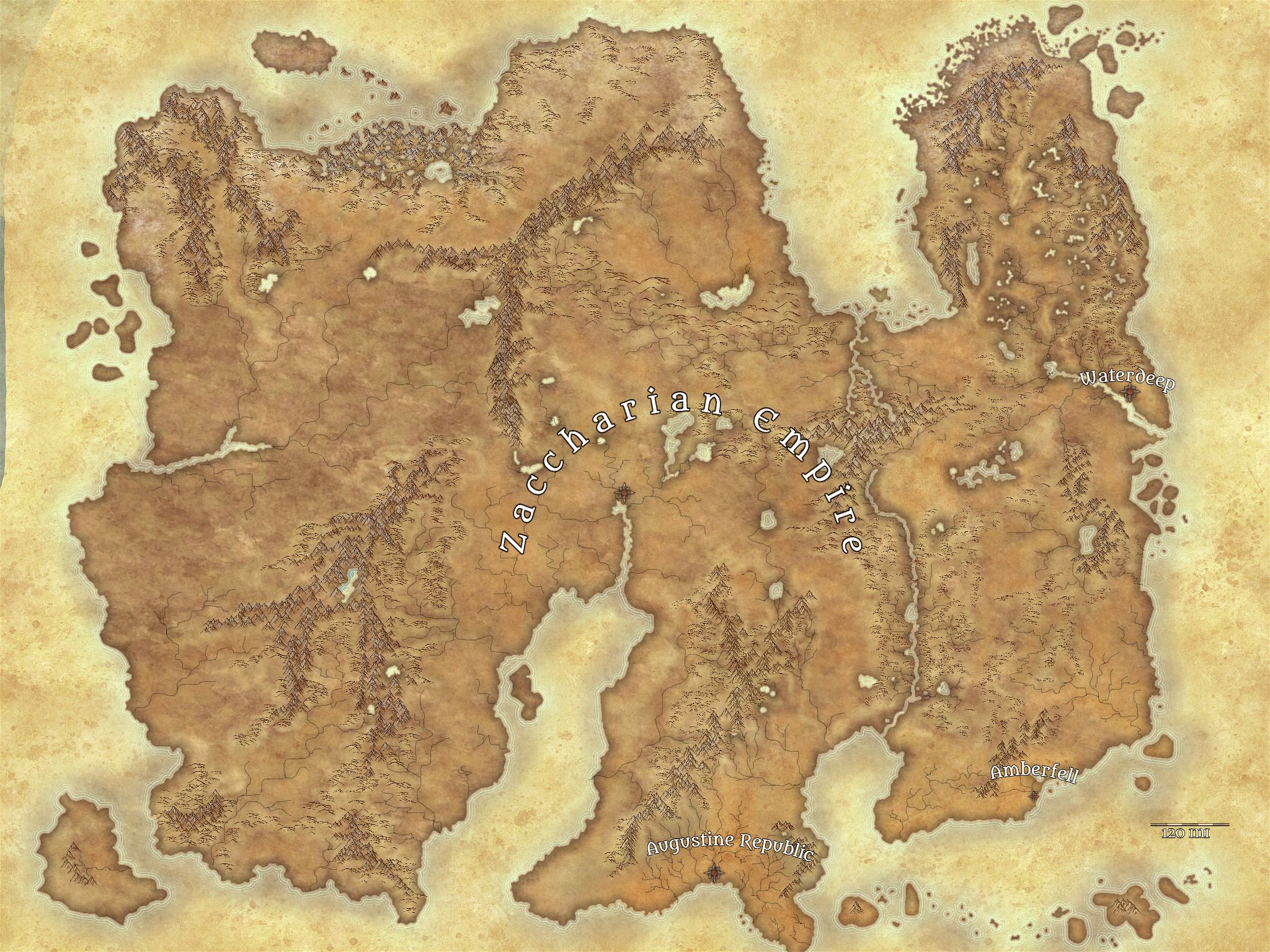 World parchment - unlabeled  Inkarnate - Create Fantasy Maps Online