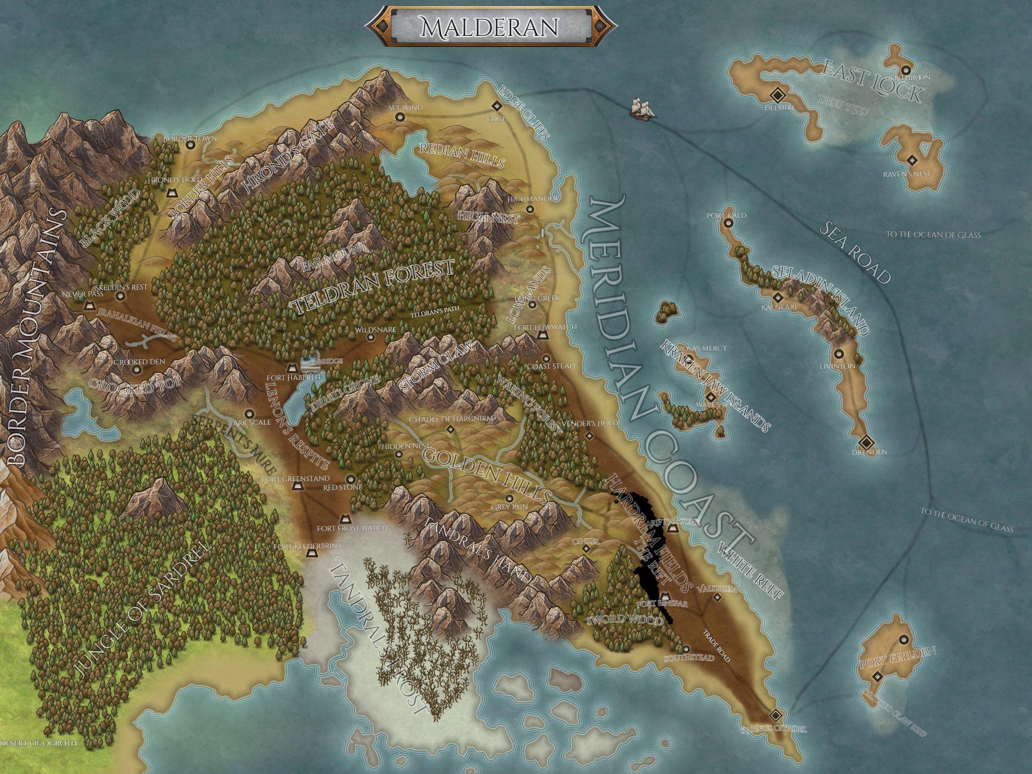 Atarka, World Render - Inkarnate | Inkarnate - Create Fantasy Maps Online