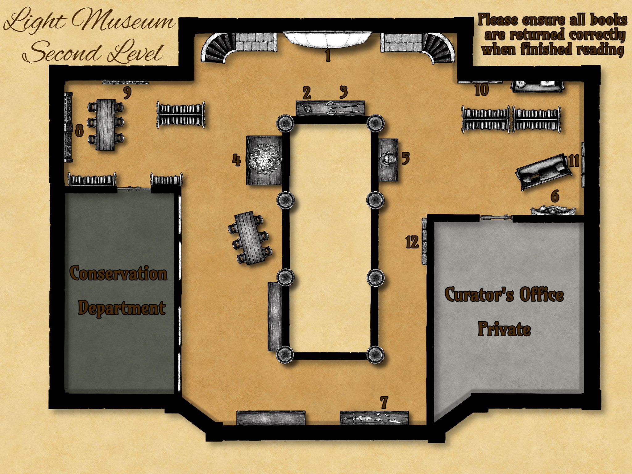 museum-second-floor-map-inkarnate-create-fantasy-maps-online