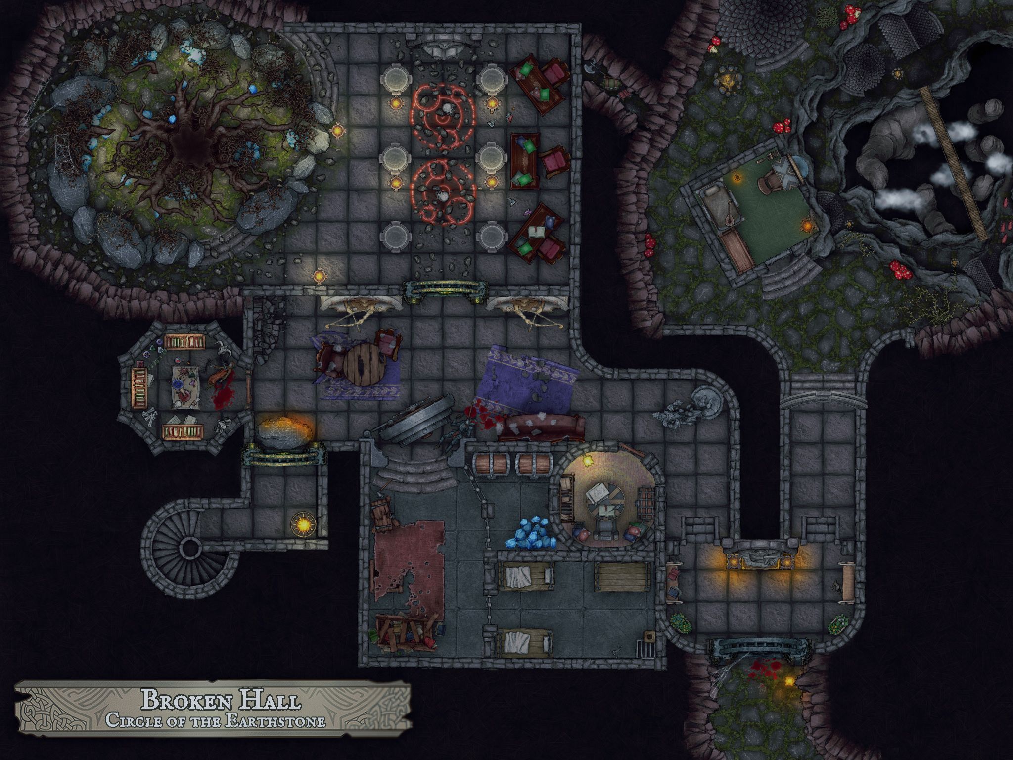 Circle of EarthStone (Ritual Floor) | Inkarnate - Create Fantasy Maps ...