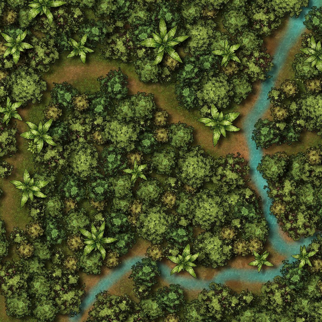 Jungle Battlemap | Inkarnate - Create Fantasy Maps Online